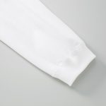 7.1オンスロングスリーブTシャツ(ホワイト)の袖の拡大画像