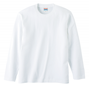 5.6オンスロングスリーブTシャツ(ホワイト)