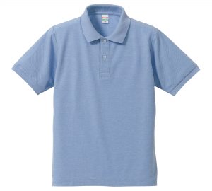 5.3オンスドライカノコのポロシャツ(OXブルー)