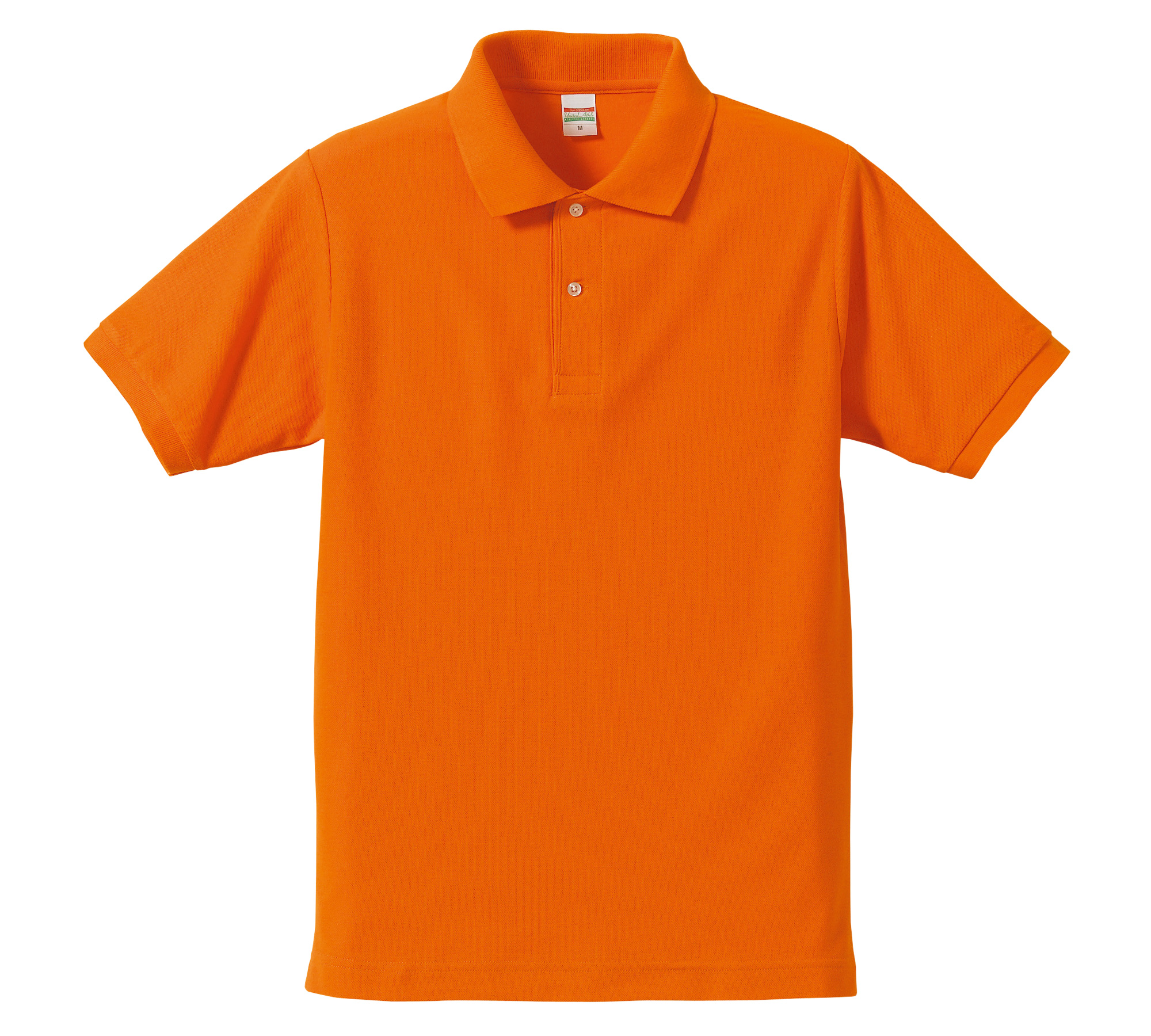 5.3オンスドライカノコのポロシャツ(オレンジ)