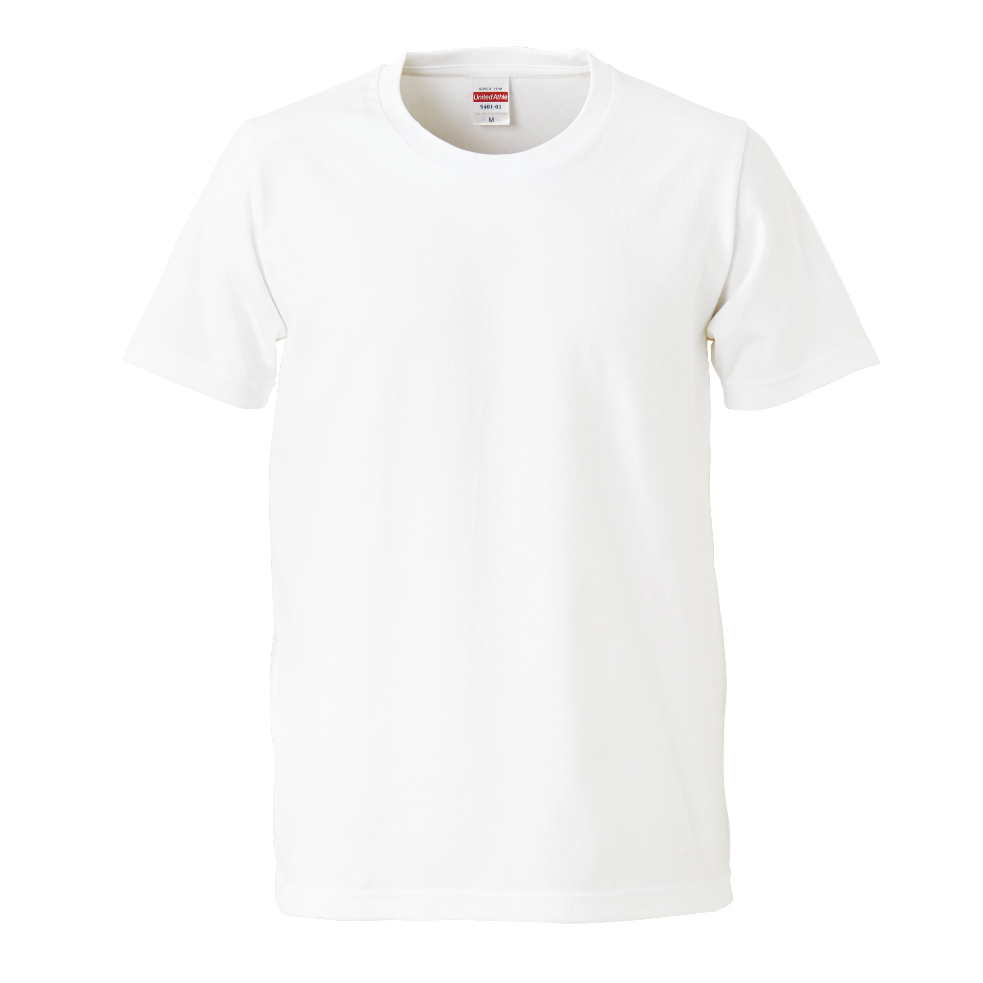 5.0オンスレギュラーフィットTシャツ (ホワイト)