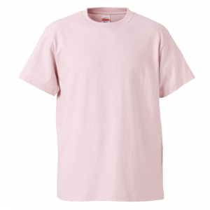5.6オンスハイクオリティーTシャツ(ライトピンク)