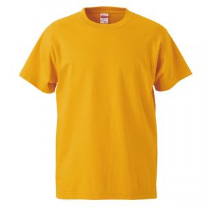 5.6オンスハイクオリティーTシャツ(ゴールド)