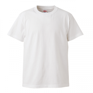 5.6オンスハイクオリティーTシャツ(ホワイト)