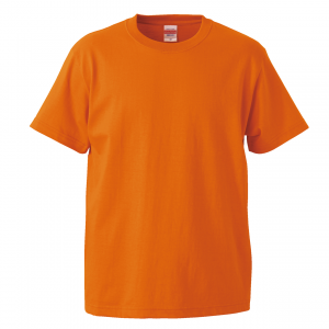 5.6オンスハイクオリティーTシャツ(オレンジ)