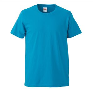 5.0オンスレギュラーフィットTシャツ (ターコイズブルー)