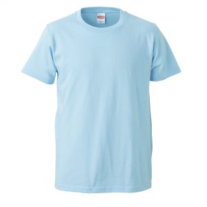 5.0オンスレギュラーフィットTシャツ (ライトブルー)