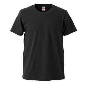 5.0オンスレギュラーフィットTシャツ (スミ)