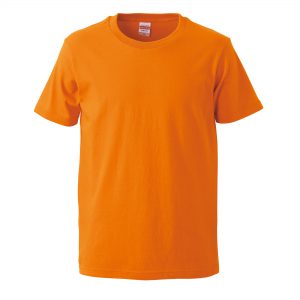 5.0オンスレギュラーフィットTシャツ (オレンジ)