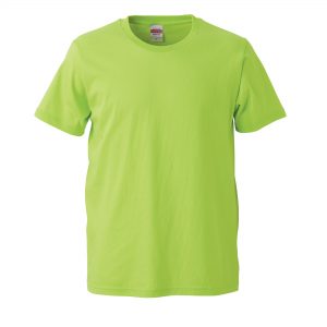 5.0オンスレギュラーフィットTシャツ (ライムグリーン)