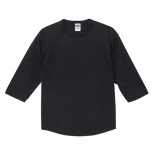 5.6オンスラグランTシャツ(ブラック)