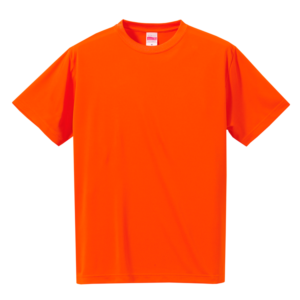 4.7オンスドライシルキータッチTシャツ(オレンジ)