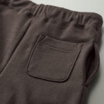 10.0オンスのスウェットパンツ(チャコール)のレディースデザインの後ろポケット
