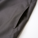 マイクロリップストップ素材のスタッフジャケット(ブラック)のポケット画像