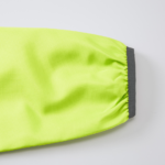 マイクロリップストップ素材のスタンドジャケット(ライムエイド)の袖画像