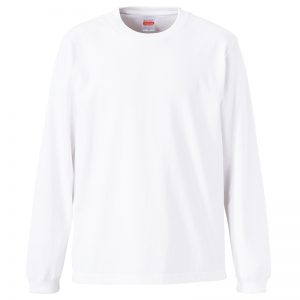 7.1オンスロングスリーブTシャツ(ホワイト)