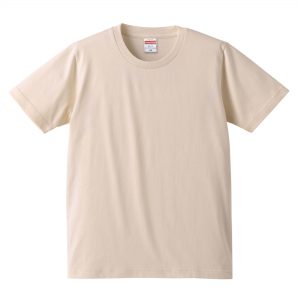 5.0オンスレギュラーフィットTシャツ (ナチュラル)