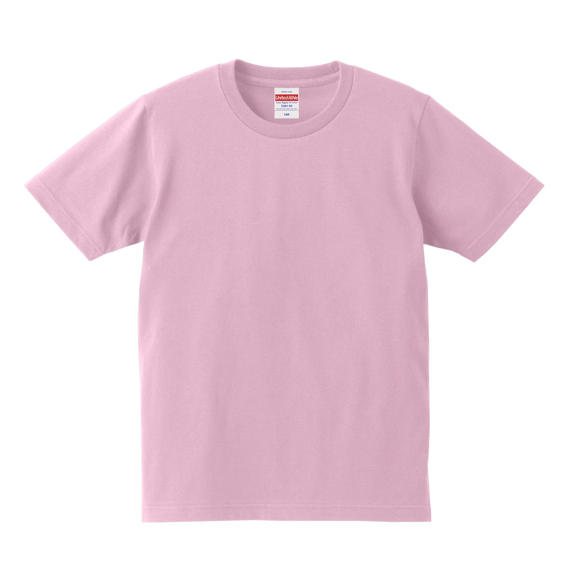 5.0オンスレギュラーフィットTシャツ (ライトピンク)