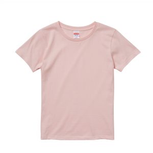 5.6オンスハイクオリティーTシャツ、ガールズサイズ(ライトピンク)