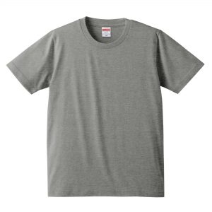 5.0オンスレギュラーフィットTシャツ (ヘザーグレー)