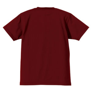 7.1オンス へヴィーウェイト Ｔシャツ(バーガンディ)の背面