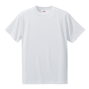 4.7オンスドライシルキータッチTシャツ(ホワイト)