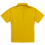 4.1オンス ドライ アスレチック ポロシャツ （ボタンダウン・ポケット付）（カナリアイエロー）の背面