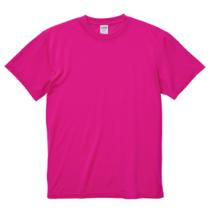 5.6オンスのドライコットンタッチ生地のTシャツ(トロピカルピンク)