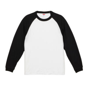 5.6オンス ラグラン ロングスリーブ Tシャツ（1.6インチリブ）