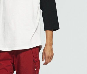 5.6オンス ラグラン 3/4スリーブ Tシャツ